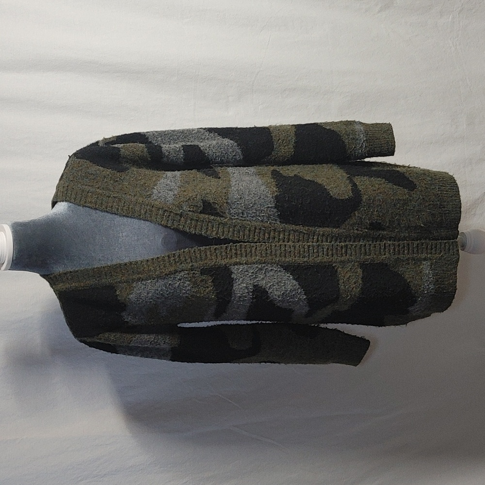 Moth Camoflauge Open Cardigan
